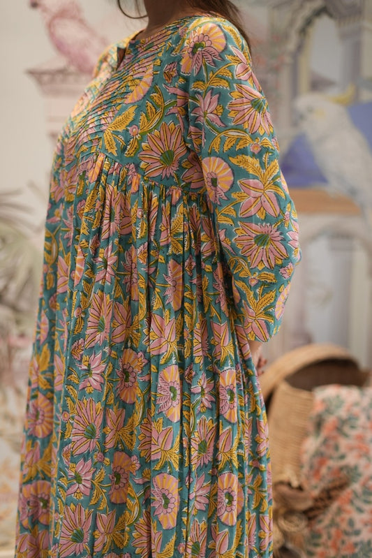 Pastel Floral Anarkali Kurta