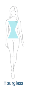 Hourglass body shape